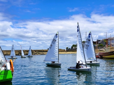 Régate dans le port