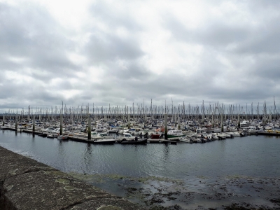 La marina du Château vue depuis le quai Eric Tabarly