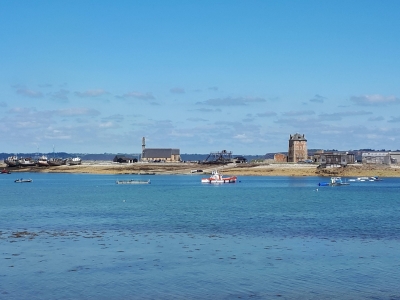 Le Sillon vu depuis la digue de la ville de Camaret-sur-Mer