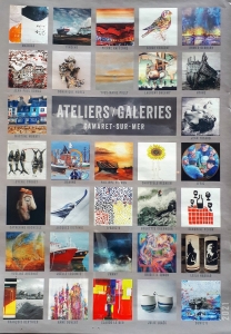 Affiche des artistes exposant en 2021 à Camaret-sur-Mer