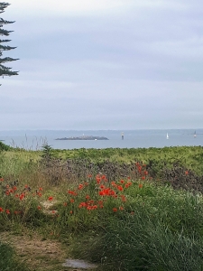 Vue de la Baie de Morlaix depuis l'île de Batz