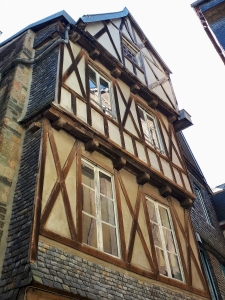 Morlaix, maison à pans de bois 17è s.