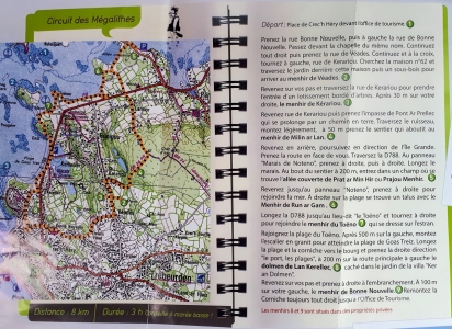 Circuit des mégalithes, randonnée de 8km au départ de Trébeurden