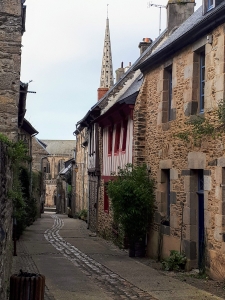 Maisons de la rue Gambetta à Tréguier